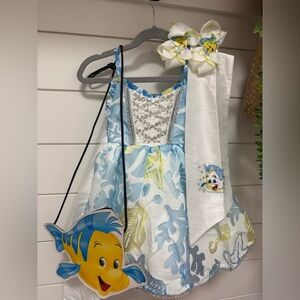 Disney Flounder 🐠 Oh Shana Dress 3T
